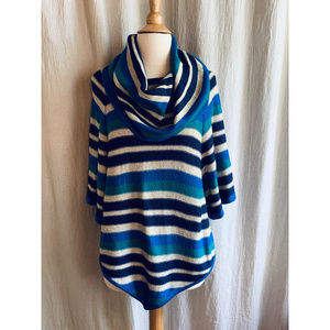 New Directions Weekend Cowl-Neck Sweater Small